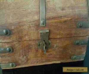 Item Wooden   brass  chest  for Sale