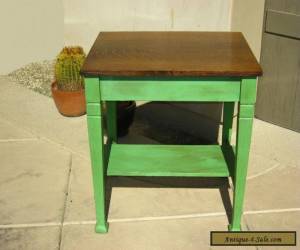 Item Antique Wood MISSION STYLE  Art Deco SIDE TABLE / Center Island - for Sale