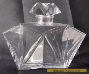 Item Antique Art Deco BACCARAT CRYSTAL Perfume Bottle  for Sale