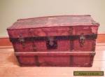 Antique Wooden Victorian Steamer Doll Toy Trunk  ~Jenny Lind Style~ Dome Top for Sale