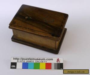 Item Small Victorian Sorrento puzzle box for Sale
