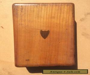 Item Antique Hand-made Wooden Box for Sale