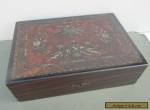 Old Decorative Painted Wooden Box for Sale