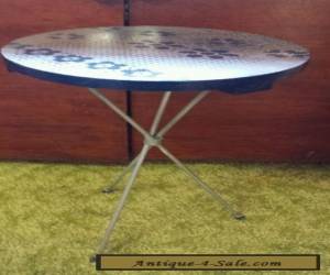 Item Vintage Mid Century Tripod Leg & Round Top Plant Stand Side End Table Metal Wood for Sale