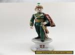 SAN MARCO CAPODIMONTE ITALY FIGURINE HUSSARS OFFICER 1862 for Sale