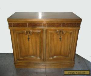 Item Vintage Mid Century Modern Solid Wood ENTRY TABLE Server Credenza for Sale