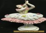 Antique Dresden porcelain lace figurine ballerina dancer V13566 for Sale