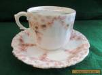 Antique Moustache Cup and saucer C-1880,S for Sale