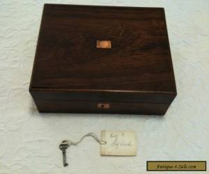 Item Antique 1800's Wood Traveling Lap Desk with Compartments for Sale