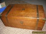 Antique Walnut writing box with secret drawers for Sale