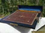 Antique Victorian RARE late 18th Century Flame Mahogany Quality Writing lap box. for Sale