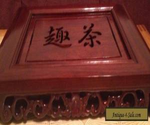 Item Vintage Polished Chinese Rosewood Tray -  for Sale