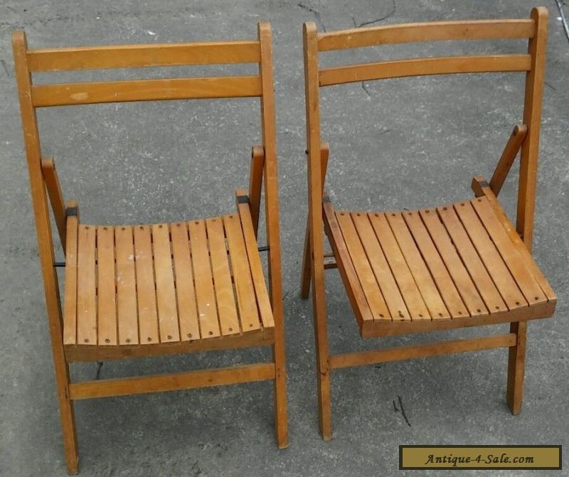 antique folding chairs