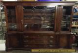 VINTAGE, MAHOGANY WOOD & GLASS, DUNCAN PHYFE STYLE, CHINA CABINET / HUTCH for Sale