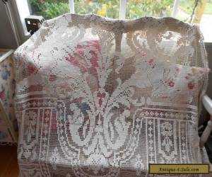 Item Antique fillet lace curtain for Sale