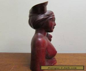 Item Vintage antique Balinese Woman carved nude sculpture 2     for Sale