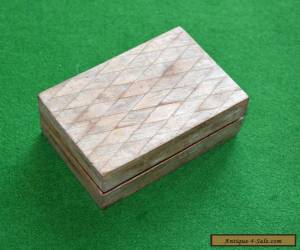 Vintage Wooden Trinket Box for Sale