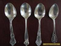 Four Different Sterling Silver Tea Spoons