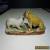 Old Antique Bisque Ceramic Bulldog Cat & Rat Figurine Scupture for Sale