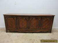 Vintage Thomasville Country French Carved Long Server Sideboard buffet Cabinet