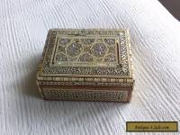 vintage inlaid box