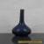 Quality Chinese / Japanese 19th C Blue Monochrome Bottle Shaped Vase for Sale