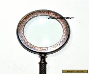 Item ANTIQUE STYLE HENRY HUGHES LONDON MAGNIFIER BRASS MAGNIFIER GIFT for Sale