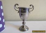 solid silver trophy.  hallmarked birmingham 1906 for Sale