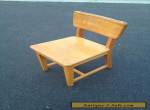 Vintage Mid Century Modern Wood Desk CHAIR Heywood Wakefield Style  for Sale