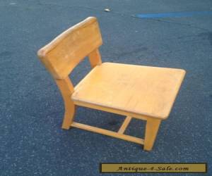 Item Vintage Mid Century Modern Wood Desk CHAIR Heywood Wakefield Style  for Sale