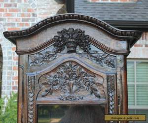 Item Antique French Oak Lierges Bonnetiere Cabinet Vitrine Cupboard Bookcase STUNNING for Sale