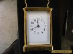 ANTIQUE----CARRIAGE CLOCK Made In France.. Large Size... for Sale