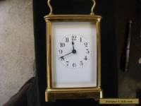 ANTIQUE----CARRIAGE CLOCK Made In France.. Large Size...