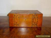 ANTIQUE TUNBRIDGE WARE WOODEN BOX, 10.5" x 6", VICTORIAN, VINTAGE