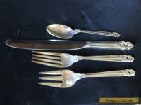 STERLING ROYAL DANISH 4 PIECE PLACE SETTING  FREE SHIPPING