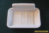 VTG WHITE PORCELAIN WALL MOUNT SOAP DISH for Sale