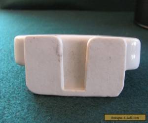 Item VTG WHITE PORCELAIN WALL MOUNT SOAP DISH for Sale