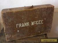 VINTAGE WOODEN TOOL BOX