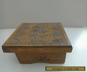 Item VINTAGE WOODEN TRINKET BOX for Sale