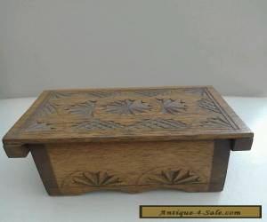 Item VINTAGE WOODEN TRINKET BOX for Sale