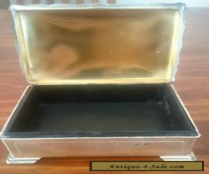 Item Antique Japanese silver cigarette box for Sale