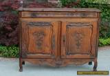Antique French Lierges Style Oak Cabinet Cupboard Entry Hall Foyer Chest Pegged  for Sale