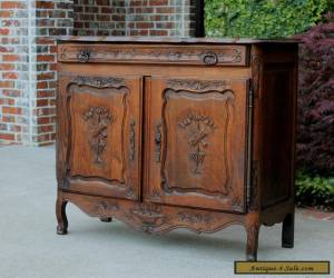 Item Antique French Lierges Style Oak Cabinet Cupboard Entry Hall Foyer Chest Pegged  for Sale