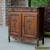 Antique French Lierges Style Oak Cabinet Cupboard Entry Hall Foyer Chest Pegged  for Sale