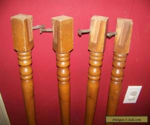 Item Set of 4 Vintage Solid Wood Kitchen Dining Harvest Table Legs~ Salvaged Parts for Sale