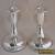 Pair of WHITEHILL Silver Plate Squat Candle Stick Holders for Sale