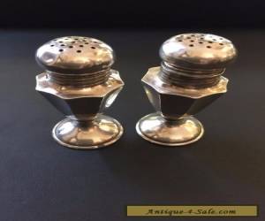 Item Salt and Pepper Shaker Pair, Sterling Silver, Vintage,  for Sale