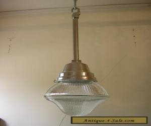 Item VINTAGE SMOOT HOLMAN HOLOPHANE GLOBE EXPLOSION PROOF INDUSTRIAL LIGHT FIXTURE for Sale