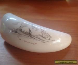 Item Whale Tooth Scrimshaw for Sale