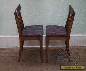 Item Vintage Mid Century Modern Set of 6 Walnut Dining Chairs for Sale